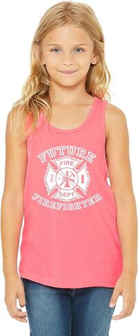 Threadrock Kids Future Firefighter Youth Tank Top in Saudi Arabia