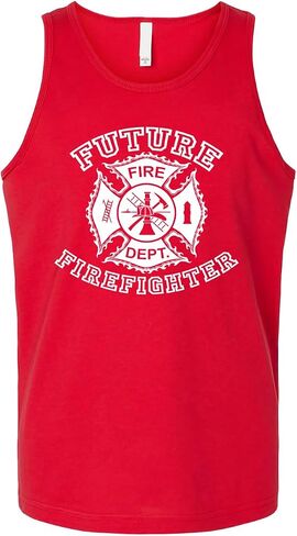 Threadrock Kids Future Firefighter Youth Tank Top in Saudi Arabia