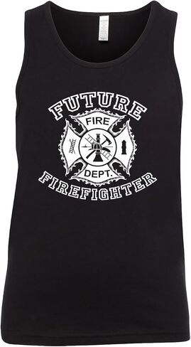 Threadrock Kids Future Firefighter Youth Tank Top in Saudi Arabia