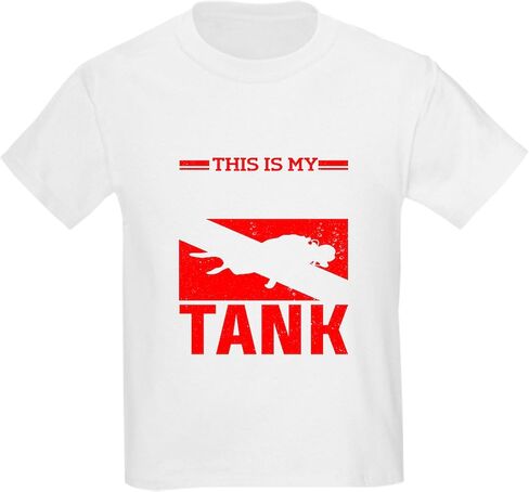 CafePress Scuba Diver This is My Scuba Tank Di T Shirt Kids Cotton T-Shirt in Saudi Arabia