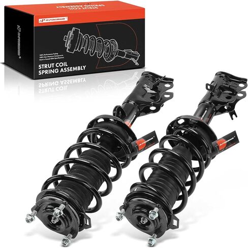 A-Premium Front Pair (2) مجموعة كاملة من الدعامة والملف التوافق مع Honda Civic 2012 2014 2015 ، سائق ومسافر جانب الركاب in Saudi Arabia