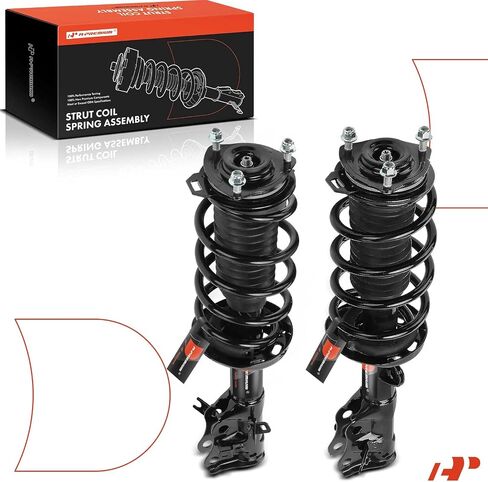 A-Premium Front Pair (2) مجموعة كاملة من الدعامة والملف التوافق مع Honda Civic 2012 2014 2015 ، سائق ومسافر جانب الركاب in Saudi Arabia
