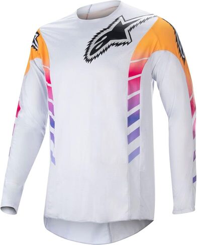 Alpinestars 3767523-9243-S: Techstar Le Daytona 23 Jersey Gray/Orange Fluo/Rhodamine SM in Saudi Arabia