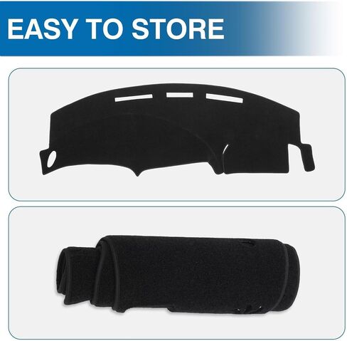 KUST Dashboard Cover Mat for 1997-2003 Ford F150 F250 Expedition Left Hand Driving Non-Slip Dashboard Mat Pad Interior Accessories for F-150 F-250 Custom Fit Dash Mat Sunshade Windshield Glare Black in Saudi Arabia