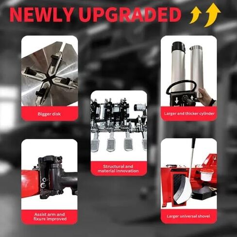 Tire Changer and Balancer Combo,KT-T830+KT-B750 Tire Auto Repair Machine Kit Double Arm, Bead Blaster, Rim Diameter14''-24''1 Year Full Warranty in Kuwait