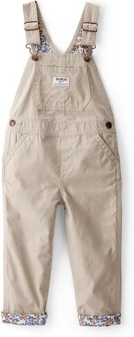 OshKosh B'Gosh Girls' World's Best Overalls, Denim Floral Skirtall, 3M in Kuwait
