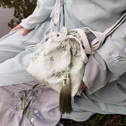 Han Element Ancient Style Hanfu Bag Diagonal Bag Ancient Costume Literary Ancient Style in Saudi Arabia