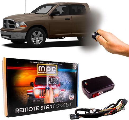 MPC Factory Remote Activated Remote Start Compatible with 2009-2010 Dodge RAM 1500 - Gas/Diesel - Plug & Play in Saudi Arabia