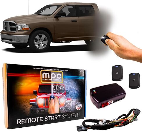 MPC Factory Remote Activated Remote Start Compatible with 2009-2010 Dodge RAM 1500 - Gas/Diesel - Plug & Play in Saudi Arabia