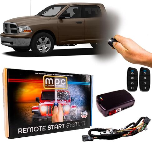 MPC Factory Remote Activated Remote Start Compatible with 2009-2010 Dodge RAM 1500 - Gas/Diesel - Plug & Play in Saudi Arabia