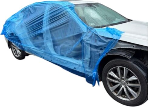 Wrap Crash Wrap-Collision Wrap للسيارات 36 "× 200" (600 قدم مربع) بقايا صفر 60 يومًا من الحماية من الأشعة فوق البنفسجية للمركبات التالفة. in Saudi Arabia