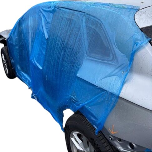 Wrap Crash Wrap-Collision Wrap للسيارات 36 "× 200" (600 قدم مربع) بقايا صفر 60 يومًا من الحماية من الأشعة فوق البنفسجية للمركبات التالفة. in Saudi Arabia