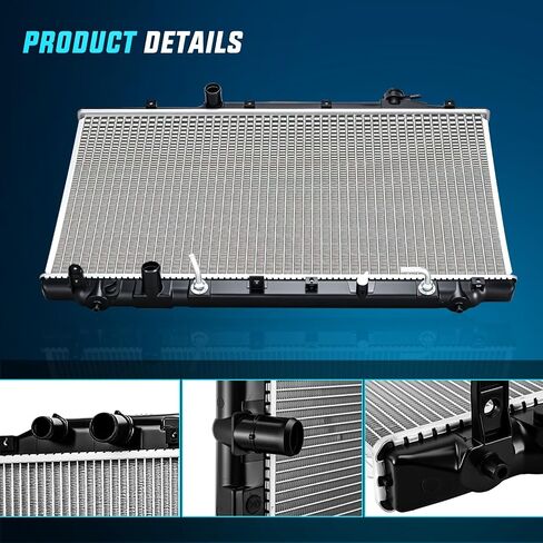 Nilight Radiator for Honda Accord 2008 2009 2010 2011 2012, Crosstour 2012 2013 2014 2015 2.4L L4, Engine Coolant Radiator Assembly Replace# 19010R70A51 in Saudi Arabia