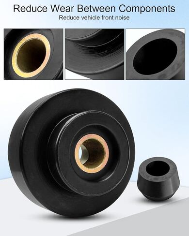 Radiator Mounting Kit Polyurethane Fit for Peterbilt 357 377 379 385 386 387 Model with Coolant Fill on Firewall, Replace 53D6 x4, 53D2 x4 in Saudi Arabia