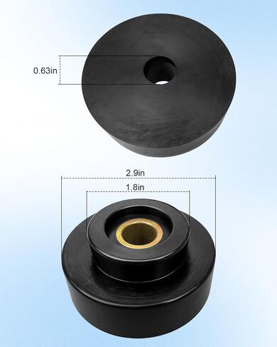 Radiator Mounting Kit Polyurethane Fit for Peterbilt 357 377 379 385 386 387 Model with Coolant Fill on Firewall, Replace 53D6 x4, 53D2 x4 in Saudi Arabia