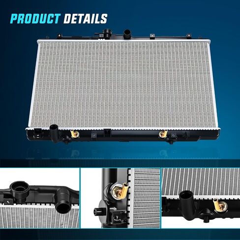 Nilight Radiator for Honda Accord 2008 2009 2010 2011 2012 ، Crosstour 2012 2013 2014 2015 2.4L L4 ، مجموعة المبرد المبرد للمحرك استبدال# 19010R70A51 in Saudi Arabia