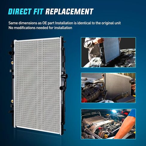 Nilight Radiator for Honda Accord 2008 2009 2010 2011 2012 ، Crosstour 2012 2013 2014 2015 2.4L L4 ، مجموعة المبرد المبرد للمحرك استبدال# 19010R70A51 in Saudi Arabia