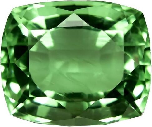 8-9 CT COT Green Emerald AAA+ CUSHION CUT - GIE معتمد من الأحجار الكريمة الفضفاضة للقلادة والسوار وصنع المجوهرات in Saudi Arabia