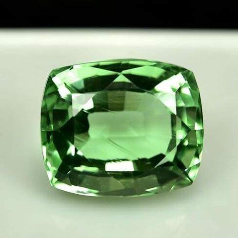 8-9 CT COT Green Emerald AAA+ CUSHION CUT - GIE معتمد من الأحجار الكريمة الفضفاضة للقلادة والسوار وصنع المجوهرات in Saudi Arabia