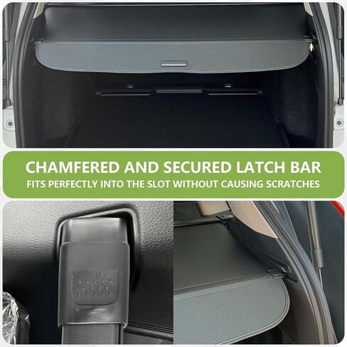 Trunk Cargo Cover for Honda CRV 2026-2023, Anti - Peeping Retractable Security Shade for Privacy, Carbon Fiber Texture, CRV Accessories in Saudi Arabia