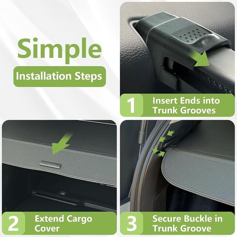 Trunk Cargo Cover for Honda CRV 2026-2023, Anti - Peeping Retractable Security Shade for Privacy, Carbon Fiber Texture, CRV Accessories in Saudi Arabia