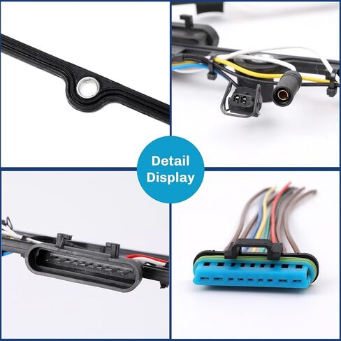 حشية غطاء صمام 7.3L مع تسخير توهج الحاقن متوافق مع 98-03 7.3 ديزل F81Z-6584-AA F81Z-9D930-AB بديل in Kuwait