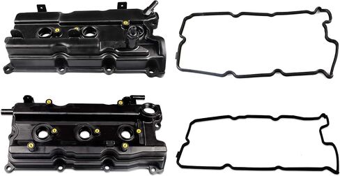 BOXI New Engine Valve Cover with Gaskets Left & Right Side Fits for Altima Maxima Murano I35 V6 3.5L 2002-2007 Replace# 264-985 264-984 13264-8J113 13264-7Y000 13264-8J102 (Set of 2) in Saudi Arabia