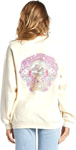 Billabong Ride In Cotton Blend Graphic Sweatshirt Medium, Salt Crystal in Saudi Arabia