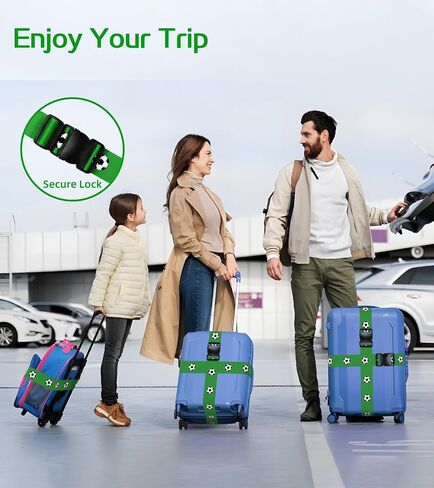 أشرطة الأمتعة لحقائب سفر حزام الأمتعة الفرقة الشاقة معرف أمتعة السفر اللطيف للنساء الفتيات الفتيات فريدة من نوعها ، in Kuwait