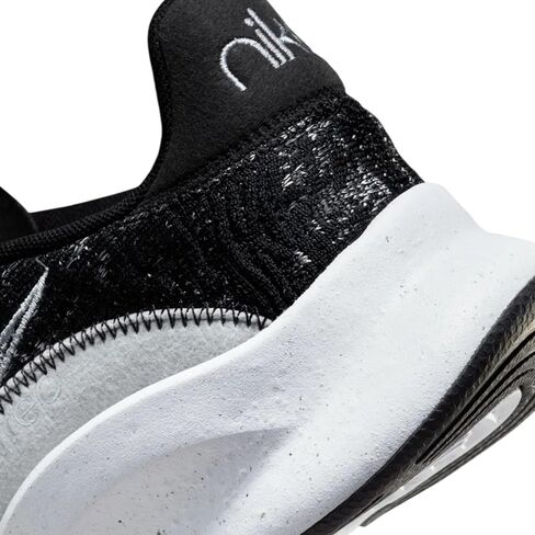 Nike Mens SuperRep Go 3 Flyknit Next Nature Training Shoe Black/White Size 13 in Saudi Arabia
