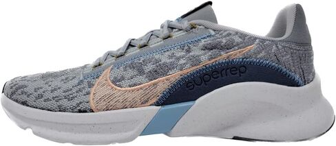 Nike Mens SuperRep Go 3 Flyknit Next Nature Training Shoe Black/White Size 13 in Saudi Arabia
