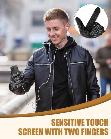 RIGWARL Touchscreen Gloves for Running Bike Anti-Slip Warm Gloves for Cycling Sports Biking Hiking Driving Walking in Saudi Arabia
