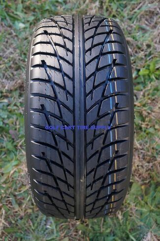10 "عجلات Cart Bulldog Chrome Golf و 205/50-10 Dot Golf Cart Street - مجموعة من 4 in Saudi Arabia