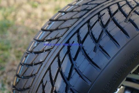 10 "عجلات Cart Bulldog Chrome Golf و 205/50-10 Dot Golf Cart Street - مجموعة من 4 in Saudi Arabia