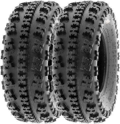 SunF 20x7-8 ATV UTV Knobby Tire 20x7x8 Sport Race 6 PR A027 - PAIR of 2 in Saudi Arabia