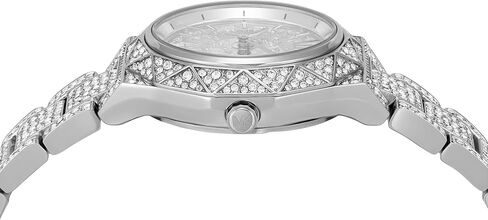 Michael Kors Raquel Women's Watch ، الفولاذ المقاوم للصدأ و Pavé Crystal Watch للنساء in Saudi Arabia