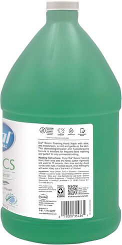 Dial Professional Spring Water Antibacterial Defense Foaming Hand Wash, 1 Gallon Refill Bottle, 128 Fl Oz in Kuwait