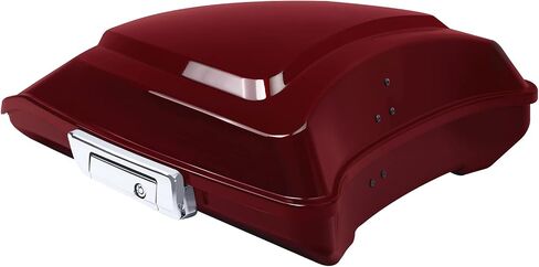 Green-L Red Razor Tour Pack Trunk with Chrome Latch Fit for Harley Touring Road Electra Street Glide 2014-2024 in Saudi Arabia