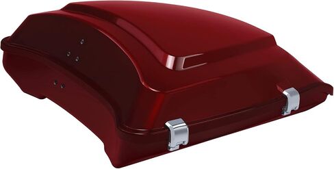 Green-L Red Razor Tour Pack Trunk with Chrome Latch Fit for Harley Touring Road Electra Street Glide 2014-2024 in Saudi Arabia