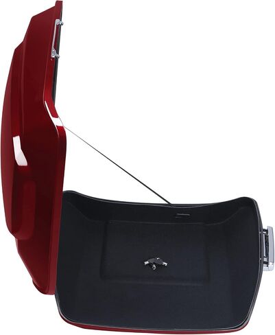 Green-L Red Razor Tour Pack Trunk with Chrome Latch Fit for Harley Touring Road Electra Street Glide 2014-2024 in Saudi Arabia