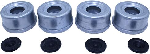 8 Lug Dust Cap Kit - 4 وحدات - لمحاور المقطورة in Kuwait