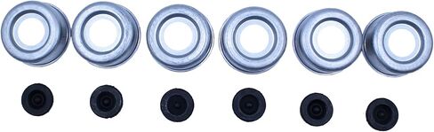 8 Lug Dust Cap Kit - 4 وحدات - لمحاور المقطورة in Kuwait