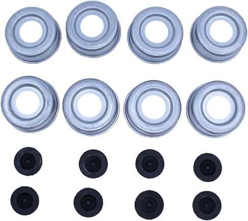 8 Lug Dust Cap Kit - 4 وحدات - لمحاور المقطورة in Kuwait