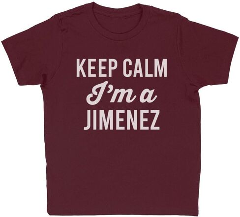 Keep Calm I'm a Jimenez Kids T-Shirt Youth in Kuwait