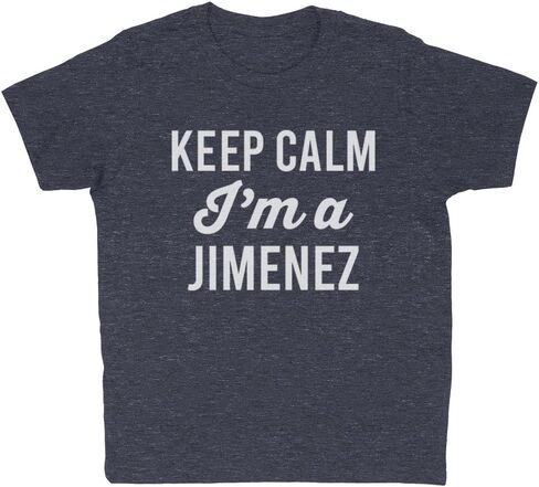 Keep Calm I'm a Jimenez Kids T-Shirt Youth in Kuwait