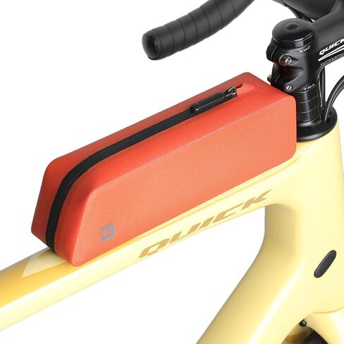 Rhinowalk Bike Top Tube Bag Bike Frame Bag with Magnetic Flap Fully Waterproof Slim Type Bicycle Bag Professional Cycling Accessories for Mountain Road Bike-Black in Saudi Arabia