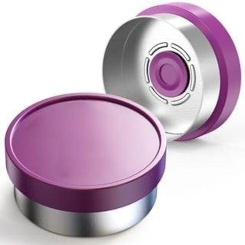 100pcs 13mm Aluminum Caps (Purple) in Saudi Arabia