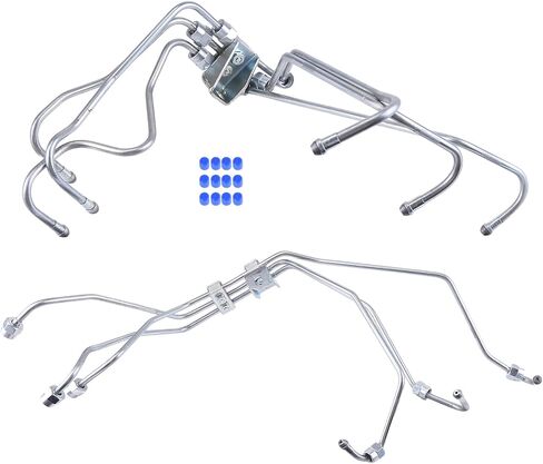 طقم حاقن الوقود مجموعة متوافقة مع Cummins 5.9L 6B/6BT 12V محركات 1989-1998 BOSCH VE أو LUCAS ROTARY PUMP 5.9L خطوط وقود الديزل يحل محل# 3960783 3960784 908149 908150 in Kuwait