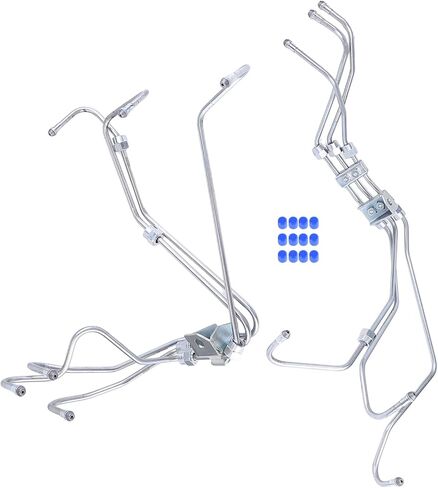 طقم حاقن الوقود مجموعة متوافقة مع Cummins 5.9L 6B/6BT 12V محركات 1989-1998 BOSCH VE أو LUCAS ROTARY PUMP 5.9L خطوط وقود الديزل يحل محل# 3960783 3960784 908149 908150 in Kuwait