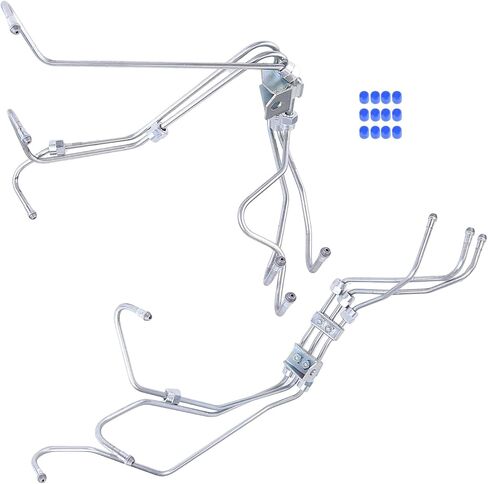 طقم حاقن الوقود مجموعة متوافقة مع Cummins 5.9L 6B/6BT 12V محركات 1989-1998 BOSCH VE أو LUCAS ROTARY PUMP 5.9L خطوط وقود الديزل يحل محل# 3960783 3960784 908149 908150 in Kuwait